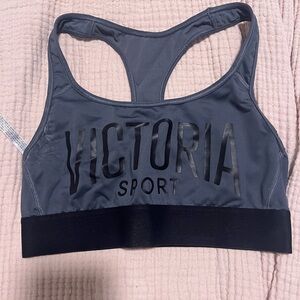 Gray Sports Bra